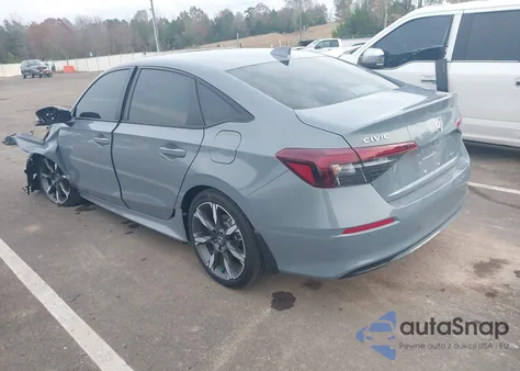 2025 Honda Civic Hybrid Sport/Sport Touring z USA, uszkodzony, nr VIN 2HGFE4F88SH353814